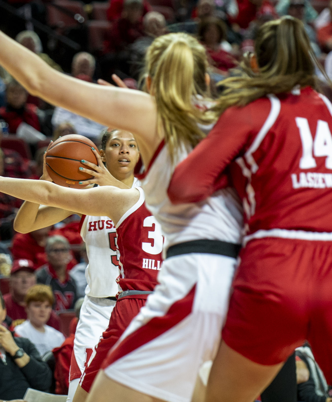 Nebraska vs. Wisconsin women's basketball, 1.9